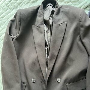 Oversized black blazer
